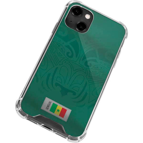 Senegal Soccer Flag iPhone 14 Clear Case